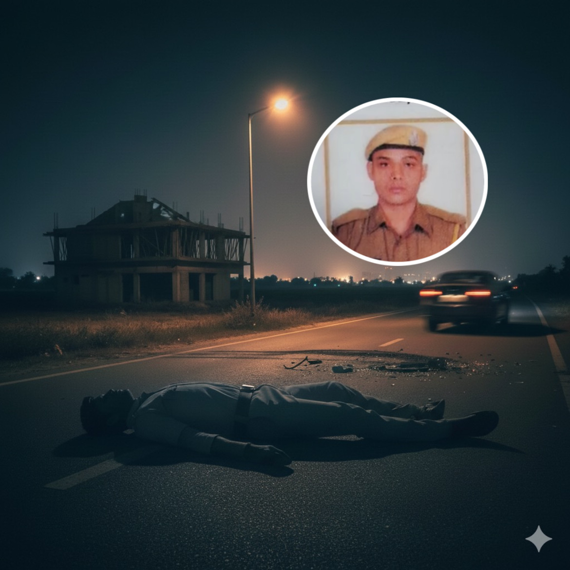 जयपुर: बेकाबू कार ने पुलिस कॉन्स्टेबल को रौंदा, मौके पर ही दर्दनाक मौत